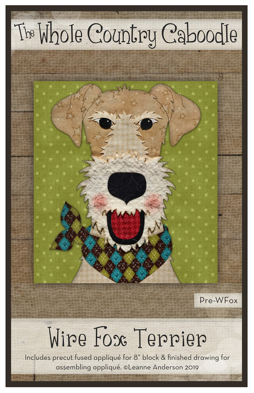 Wire Fox Terrier Precut Fused Applique Pack