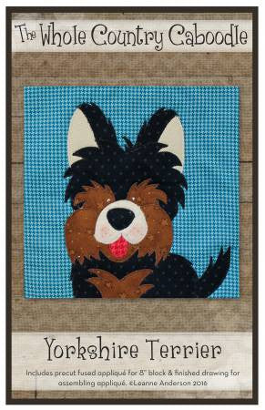 Yorkshire Terrier Precut Fused Applique Pack