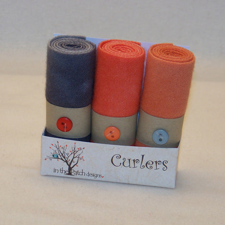 Wool Curlers 4in x 16in Coral Reef