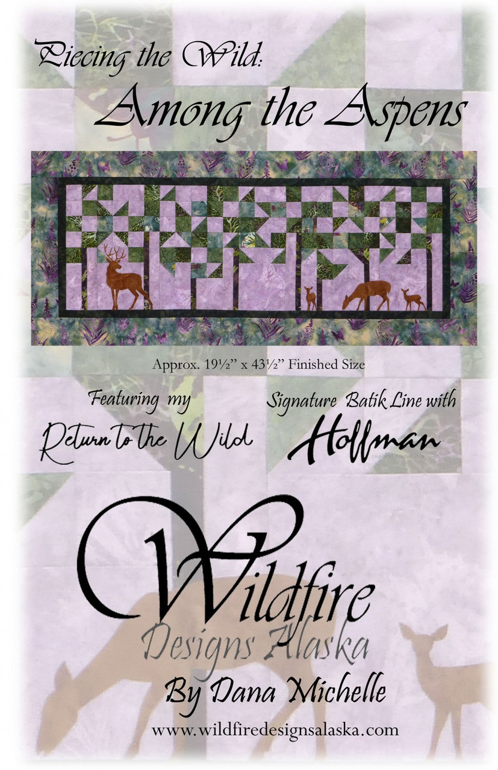 Piece the Wild: Among the Aspens Pattern with Shapes