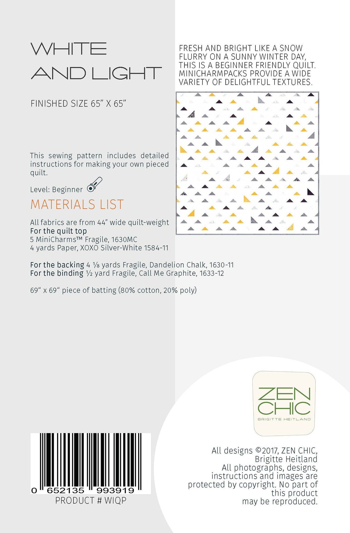 White and Light Quilt