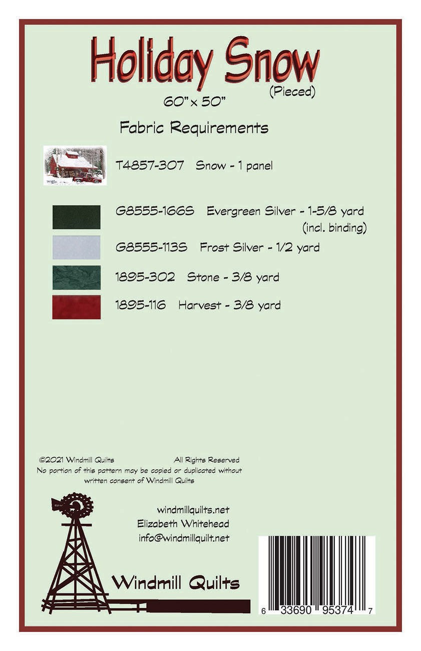 Holiday Snow - Pieced