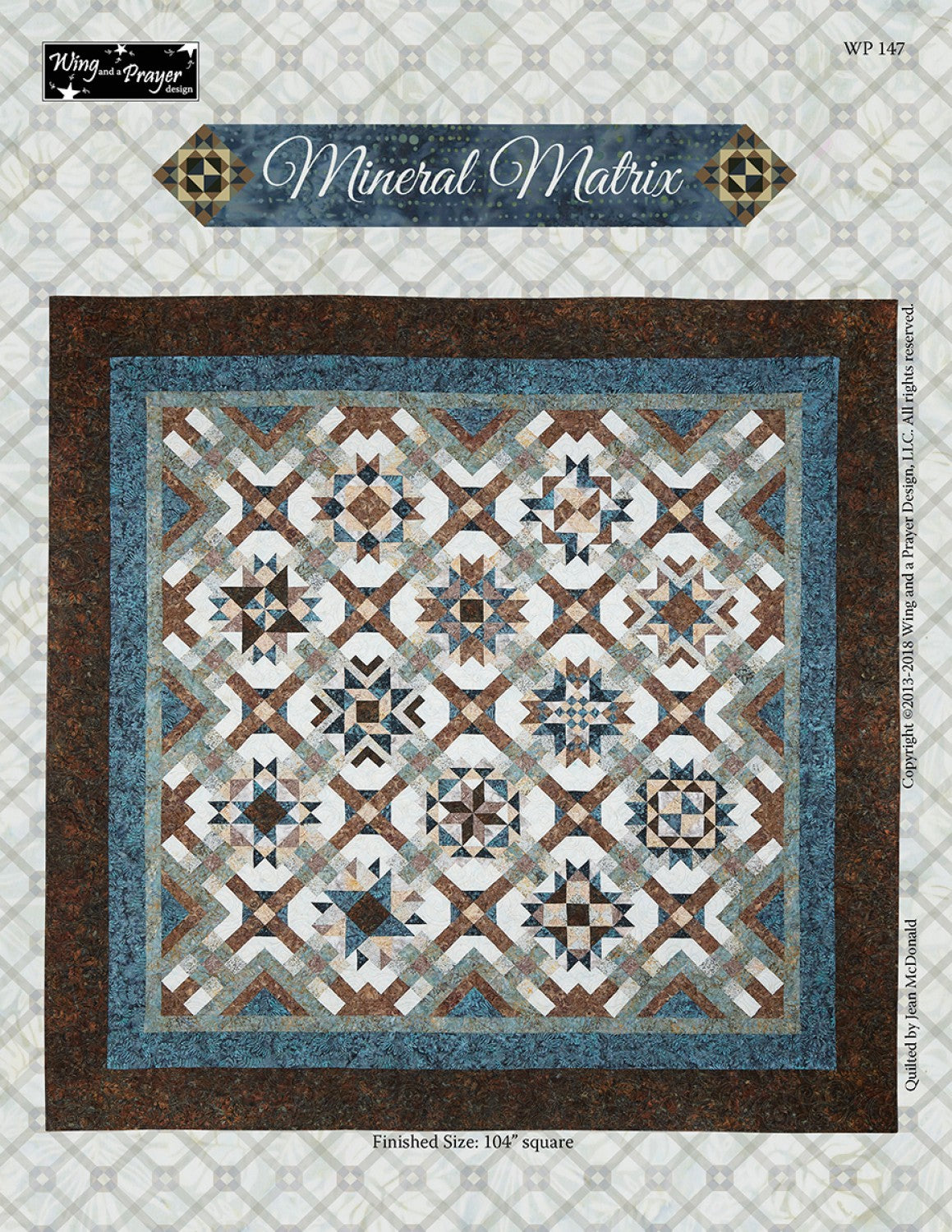 Mineral Matrix Quilt Pattern