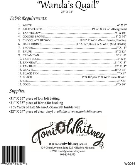 Wandas Quail