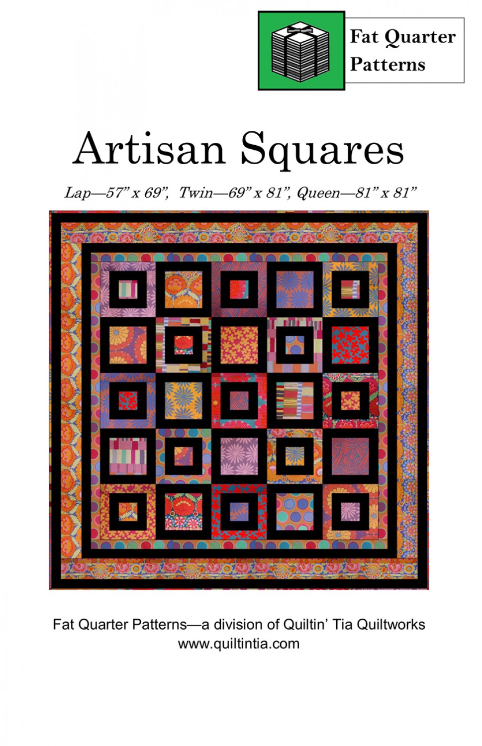 Artisan Squares Fat Quarter Quilt Pattern