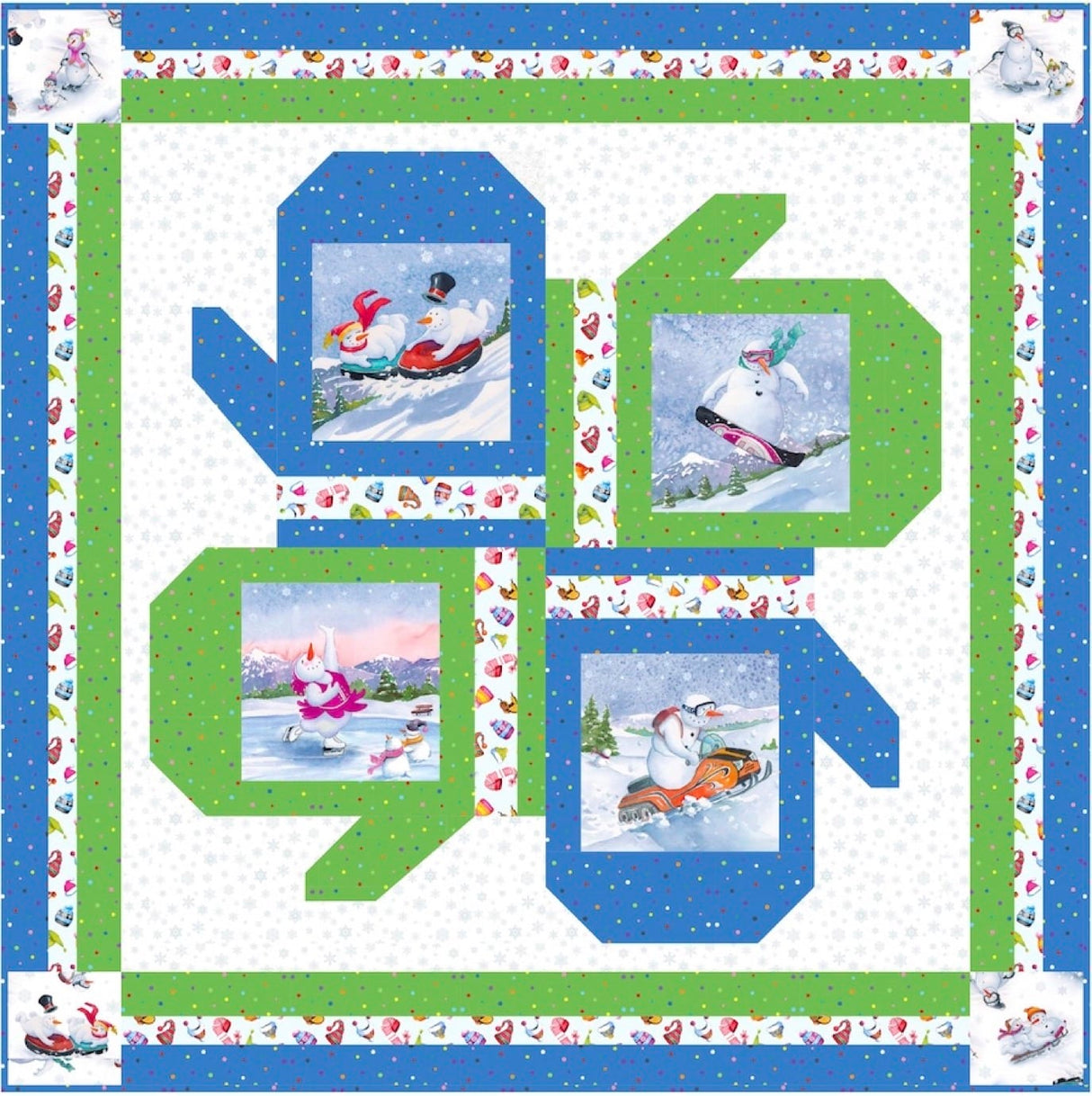 Winter Spin Downloadable Pattern by Pine Tree Country Quilts