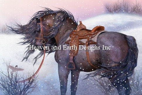 Winters Encounter Cross Stitch By Laurie Prindle