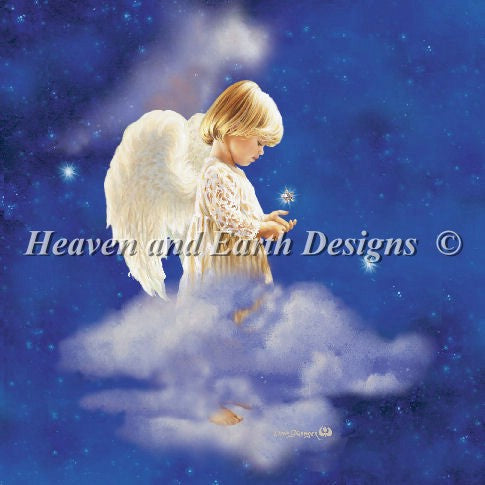 Wish Upon A Christmas Star Cross Stitch By Dona Gelsinger