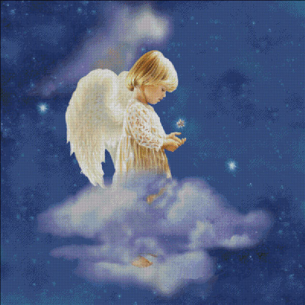 Wish Upon A Christmas Star Cross Stitch By Dona Gelsinger