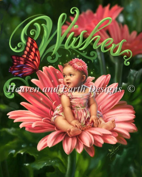 Wishes Cross Stitch By Dona Gelsinger