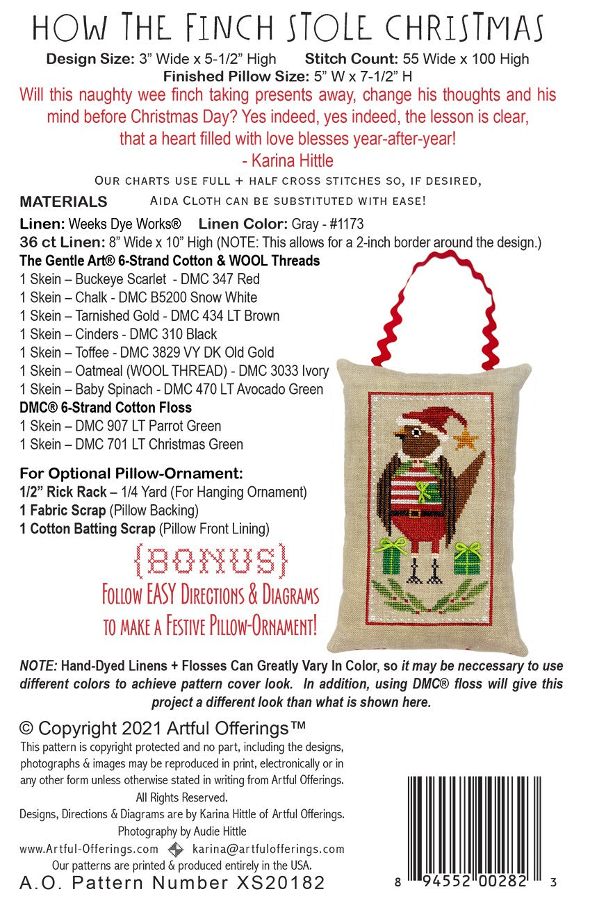 How The Finch Stole Christmas