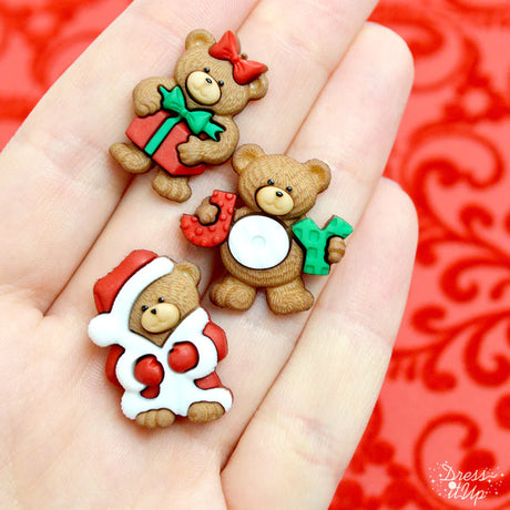 A Beary Merry Christmas Buttons