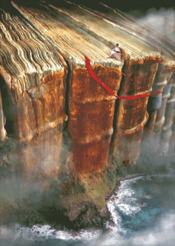 Cliffhanger Cross Stitch by Aimee Stewart