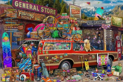 Family Vacation Cross Stitch by  Aimee Stewart