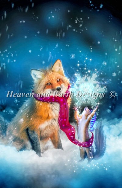 First Snow Cross Stitch by Aimee Stewart