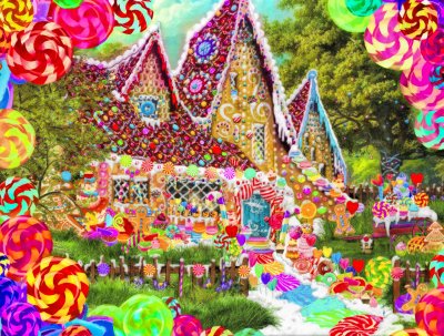 Gingerbread House Cross Stitch by Aimee Stewart