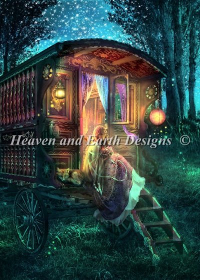 Gypsy Firefly Cross Stitch by Aimee Stewart