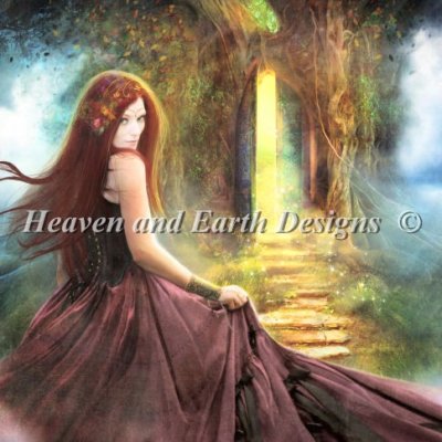 Knock At The Door II Cross Stitch by Aimee Stewart