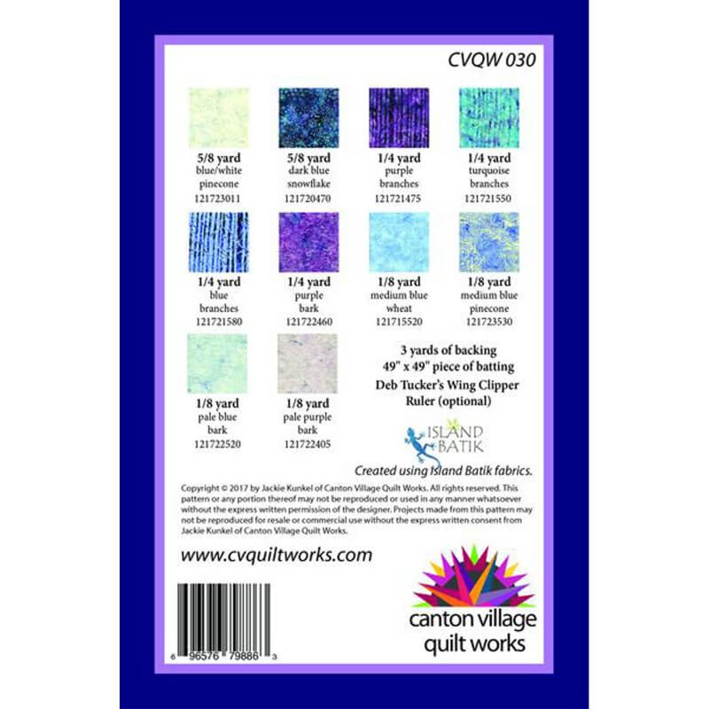 Needed supplies for Air Traffic Control quilt