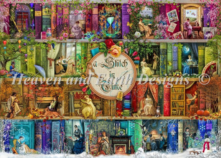 A Stitch In Time Cross Stitch by Aimee Stewart