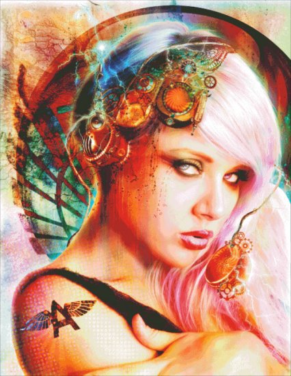 Astrid The Navigatrix Cross Stitch by Aimee Stewart