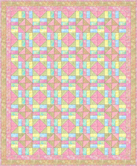 Marbleized Beauty Quilt Pattern by Alison Vandertang