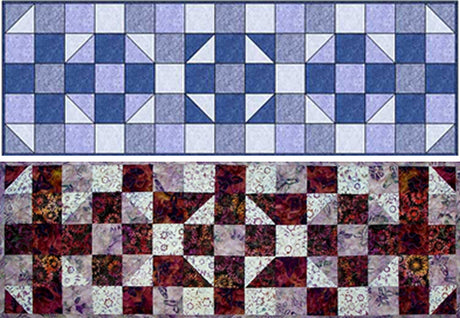 Four Fats Table Runner Pattern by Alison Vandertang