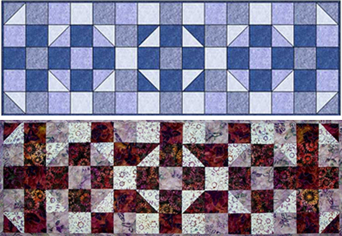 Four Fats Table Runner Pattern by Alison Vandertang