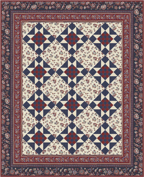 Americana Beauty Quilt Pattern by Alison Vandertang