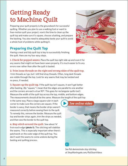 Pat Sloan's Teach Me to Machine Quilt