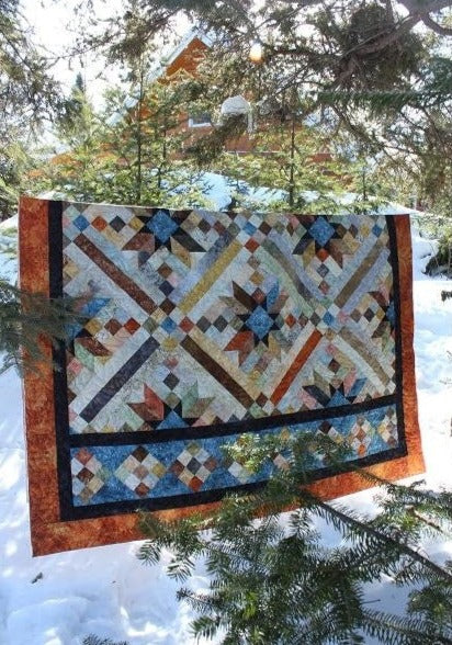 Smokey River Quilt Pattern by Whirligig Designs