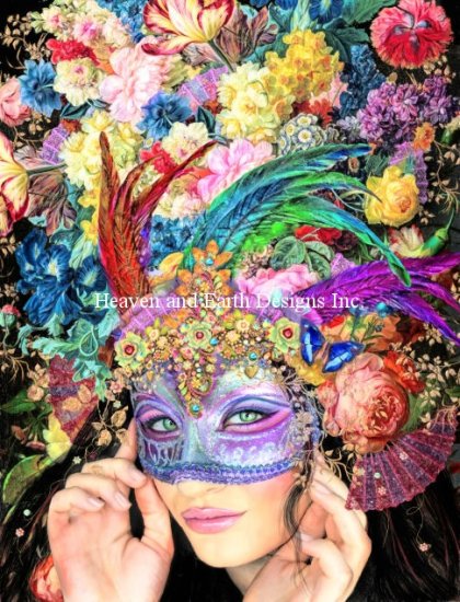 Beginner The Mascheraris Muse Cross Stitch by Aimee Stewart