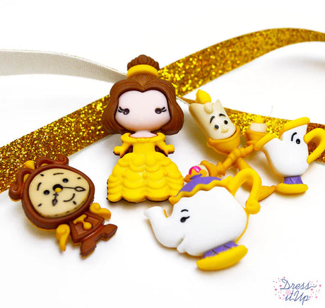 Disney Belle and Friends Buttons