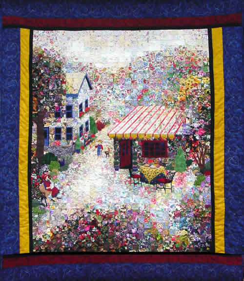 “Bistro” Watercolor Quilt Kit