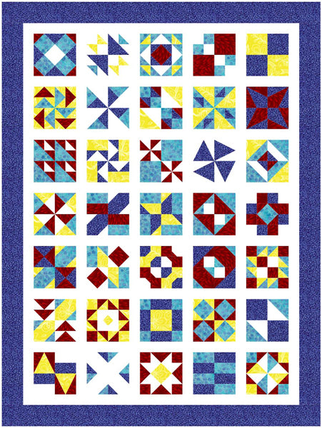 Mini Sampler Quilt Pattern by Beaquilter