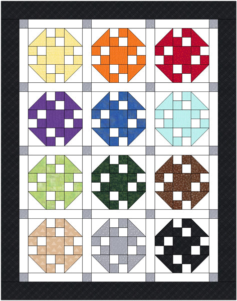 Tumbleweeds Quilt Pattern by Beaquilter