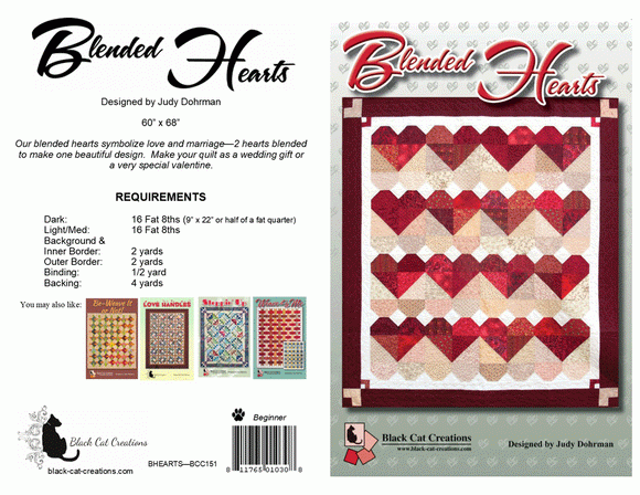 Blended Hearts Downloadable Pattern by Black Cat Creations