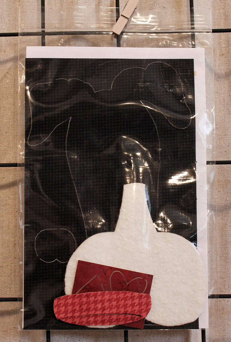 Boston Terrier Precut Applique