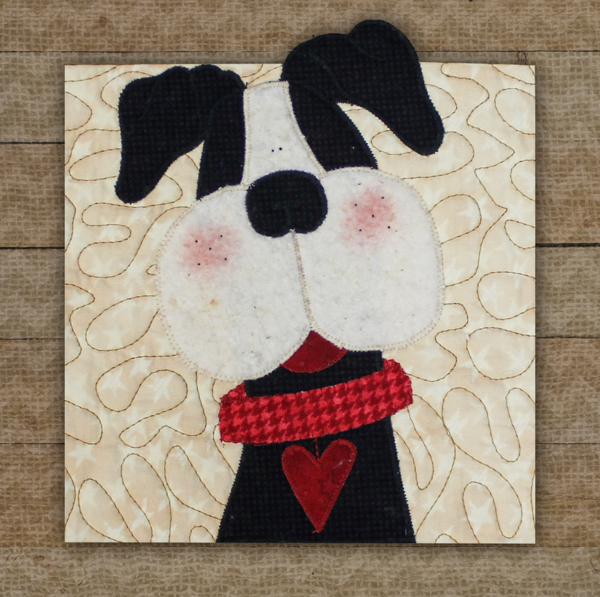 Boston Terrier Precut Applique