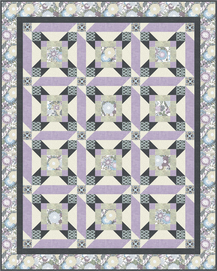 Avalon Stars Quilt Pattern by the Rose Cottage Quilting