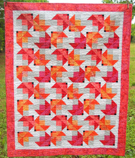 Foxface Quilt Pattern by Curlicue Creations