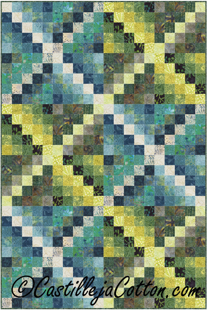 Emerging Xs Quilt Pattern by Castilleja Cotton