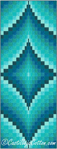 Diamond Reflections Quilt Pattern by Castilleja Cotton