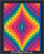 Double Bargello Jewel Quilt Pattern by Castilleja Cotton