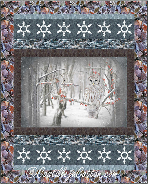 Owl and Cardinal Quilt Pattern