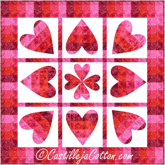 Pivoting Hearts Quilt Pattern