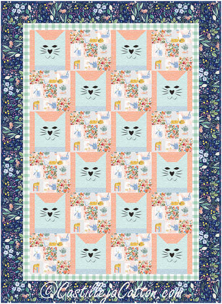Creative Cats Quilt Pattern by Castilleja Cotton