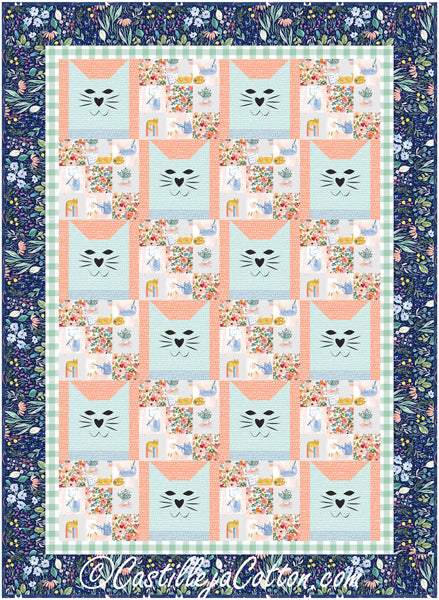 Creative Cats Quilt Pattern by Castilleja Cotton