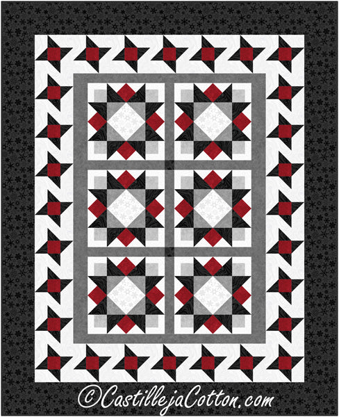 Friendship Stars Quilt Pattern by Castilleja Cotton