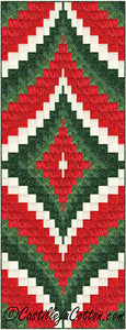 Christmas Diamonds Runner Pattern by Castilleja Cotton